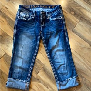 Rock Revival Capri Jeans